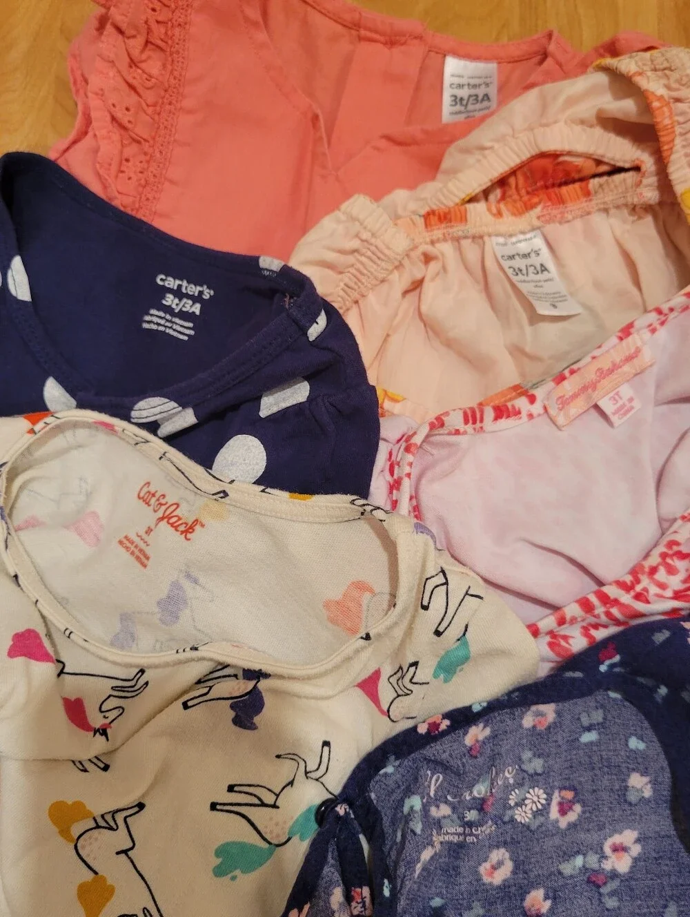 Carter's Cat & Jack Toddler Girl Dress Bundle 3T Tommy Bahama